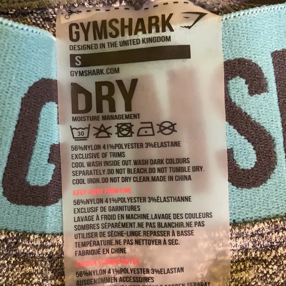 Gymshark Cropped Leggings in Marled Grey - Picture 3 of 4